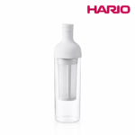 Garrafa HARIO FIC Vidro e Silicone Branca 650ML